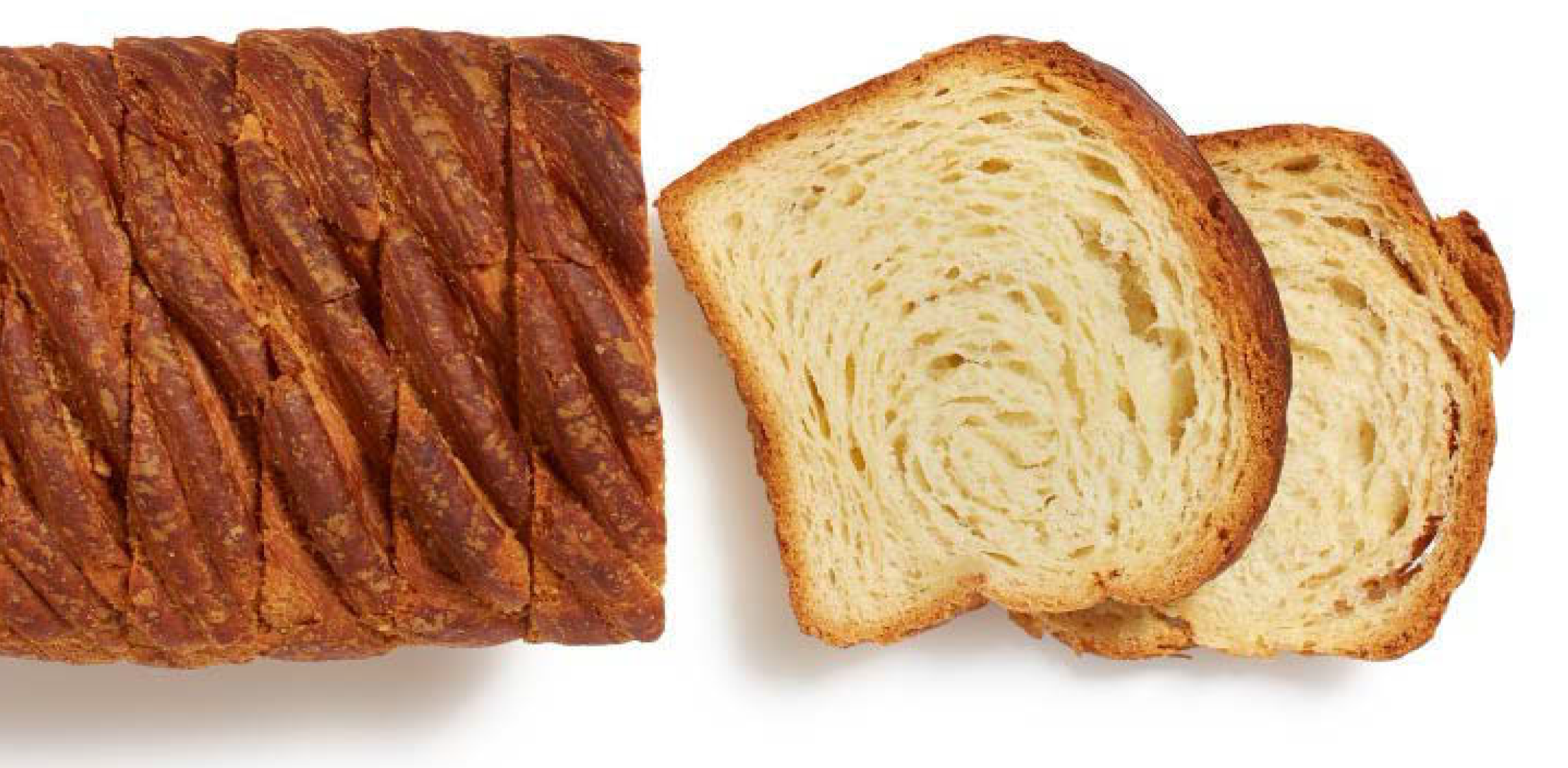 Butter flaky croissant loaf