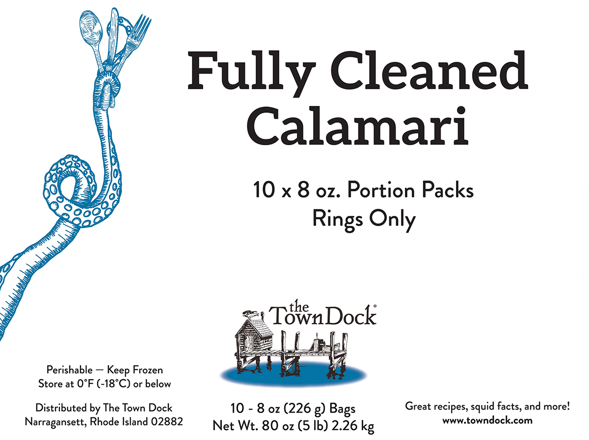Town Dock Fully Cleaned Calamari for restaurants