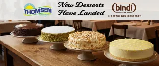 Chocolate Temptation, Pistachio & Ricotta, Italian Rum Cake & Limoncello Mascarpone