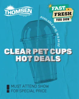 Clear PET Cup Hot Deal