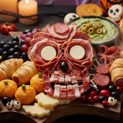 Spooky Skull Charcuterie